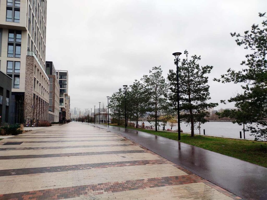 Набережная Москвы-реки в ЖК «Квартал на набережной Now»