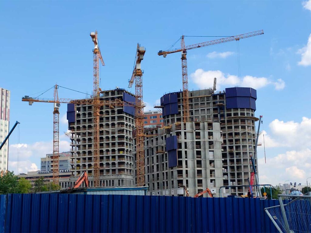 Строительство последней очереди ЖК «Нагатино Ай-Лэнд»