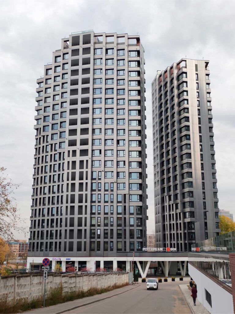 ЖК «Роттердам», северный урбан-блок (Нагатинская набережная, 4Б, корпус 1)